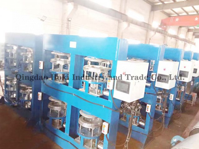 轮胎后充气定型机